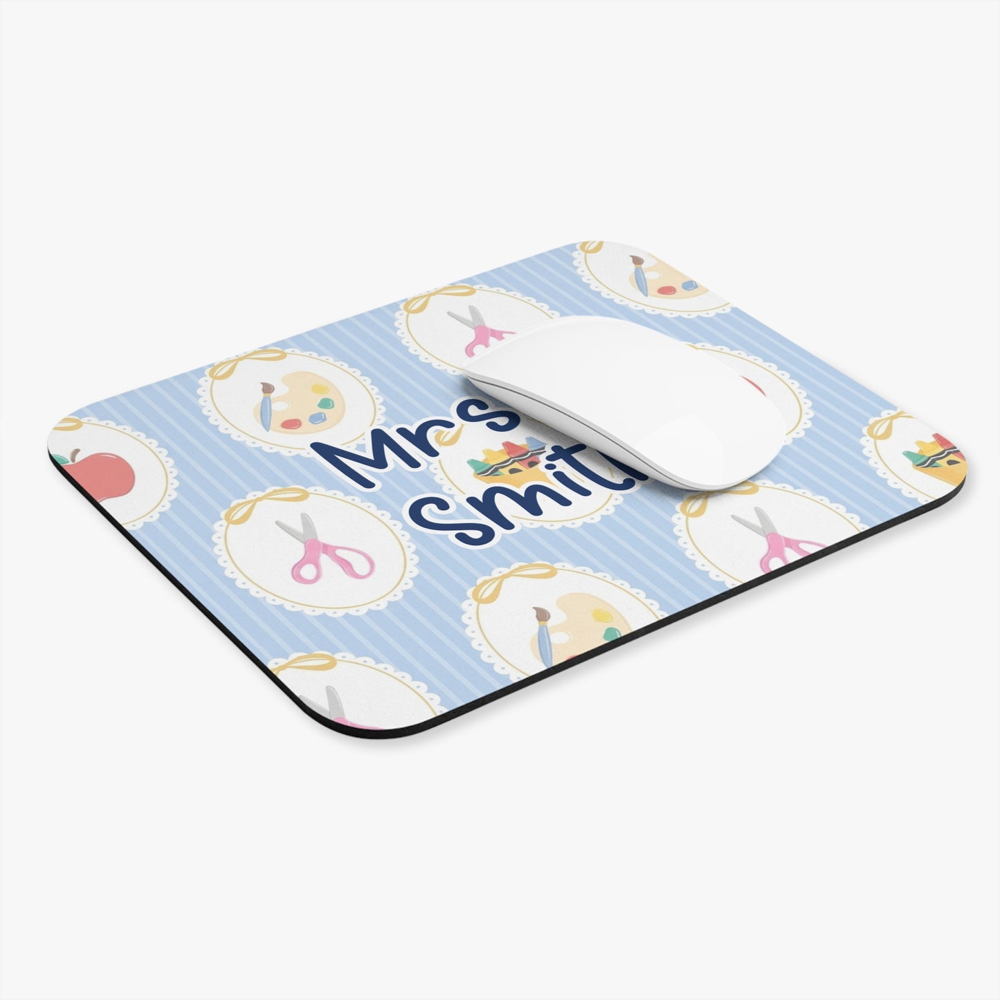 Personalized Teacher Mouse Pad, Custom Teacher Gift, Teacher Appreciation Gift, End of Year Teacher Gift, Custom Name Mousepad for Teacher