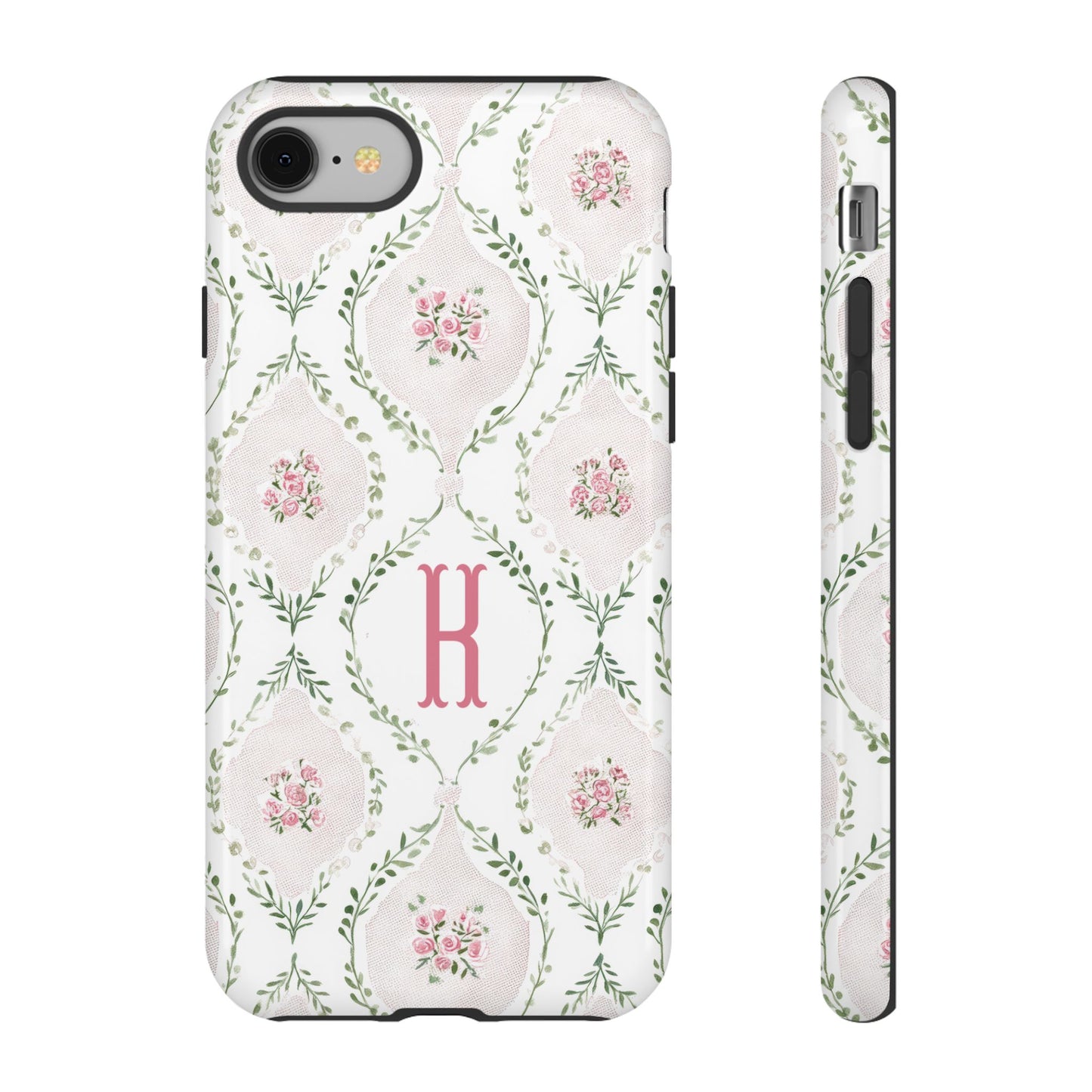 Vintage Coquette Floral Personalized Phone Case