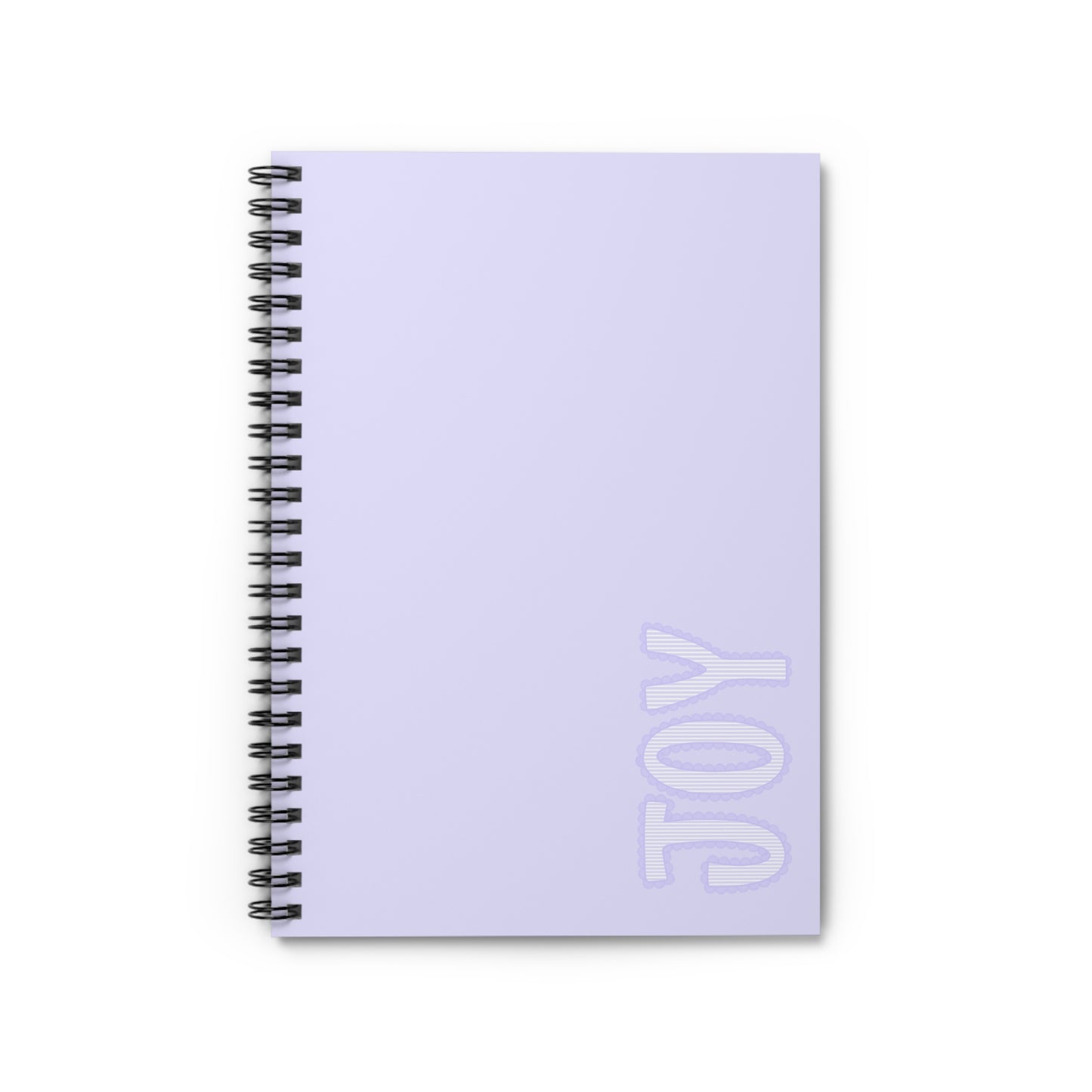 Personalized Purple Seersucker Notebook