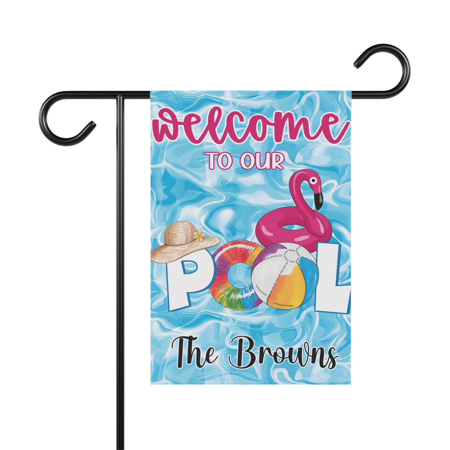 Personalized Pool Flag