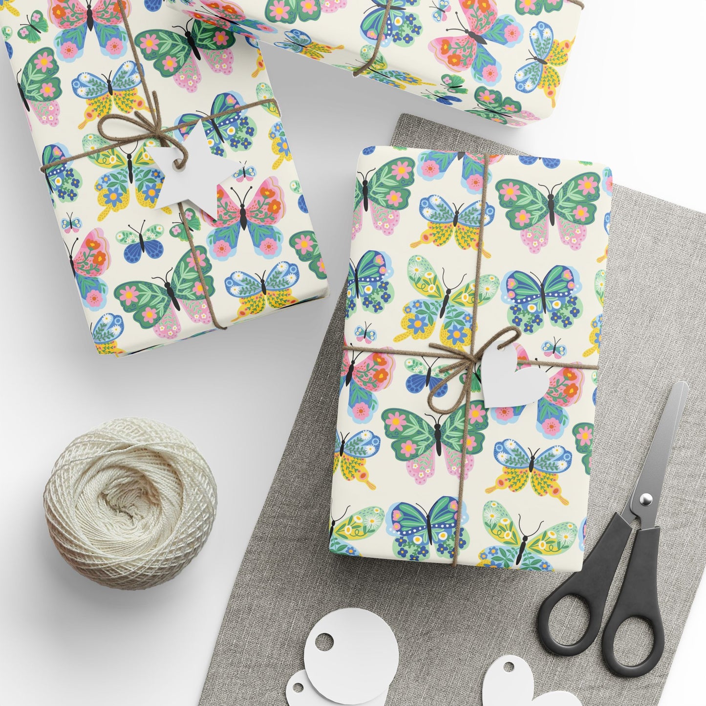 Butterflies Wrapping Paper Gift Wrap Roll