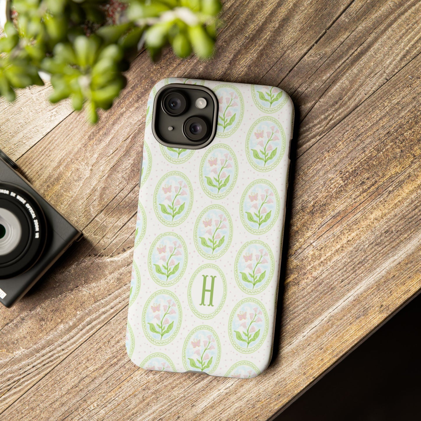 Floral Monogram Phone Case