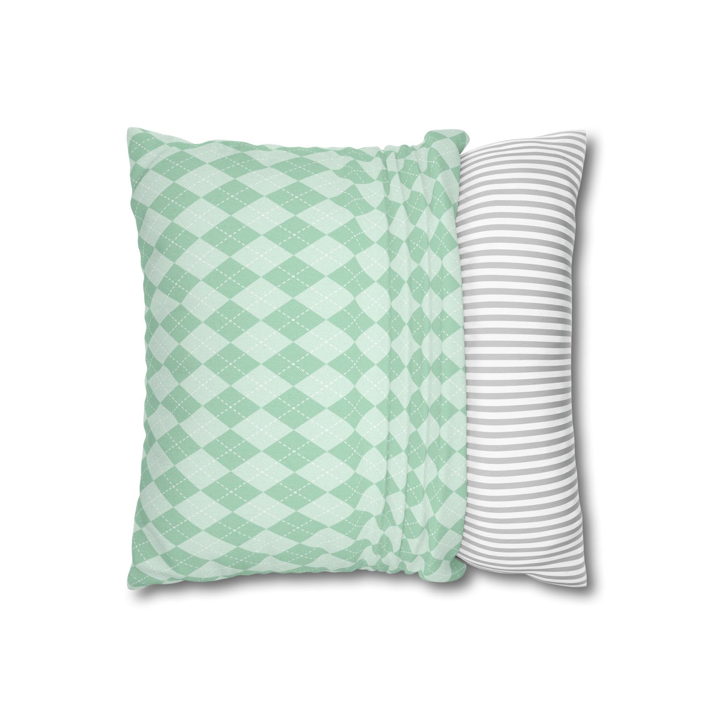 Floral Monogram M Pillowcase, Square Pillowcase