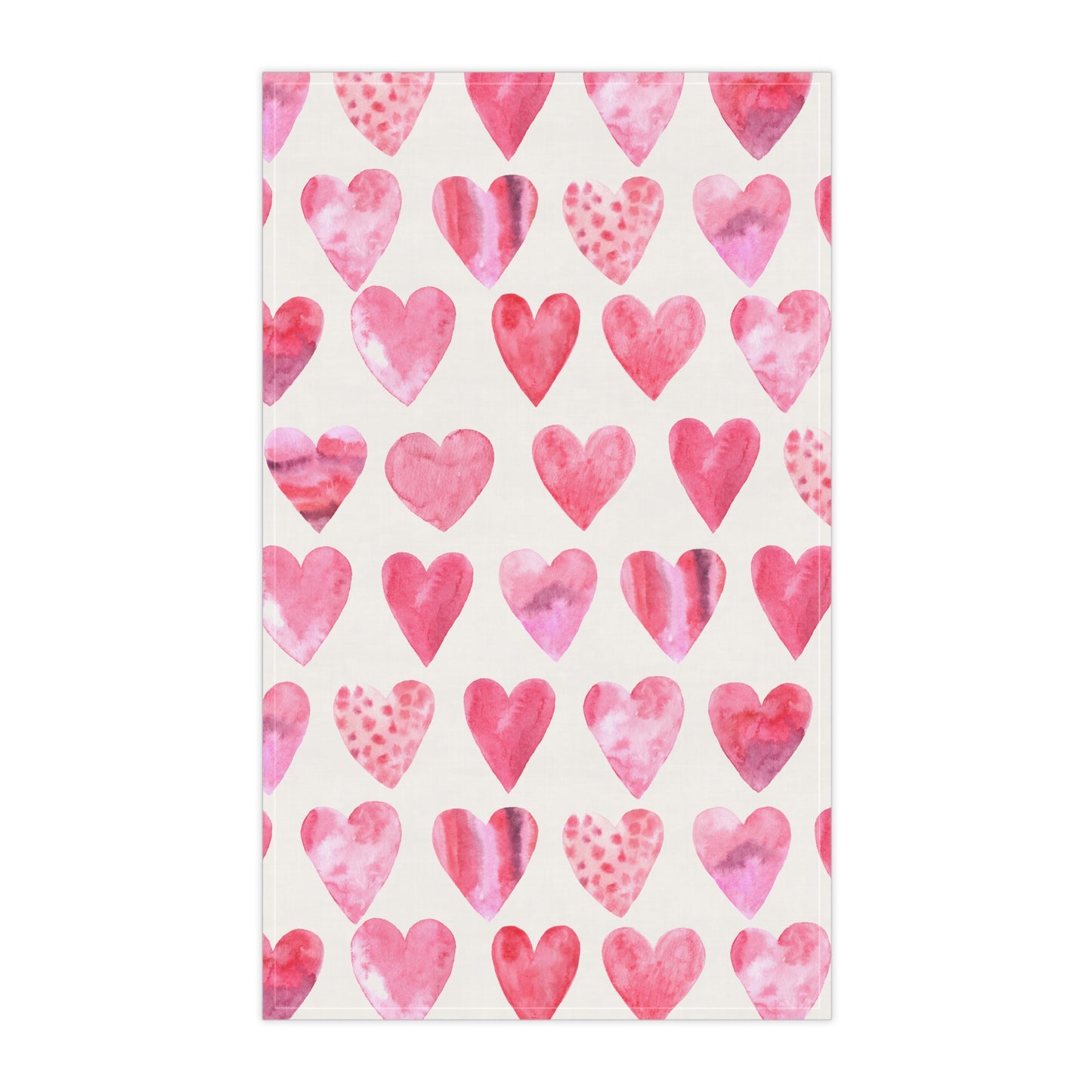 Valentines Heart Tea Towel