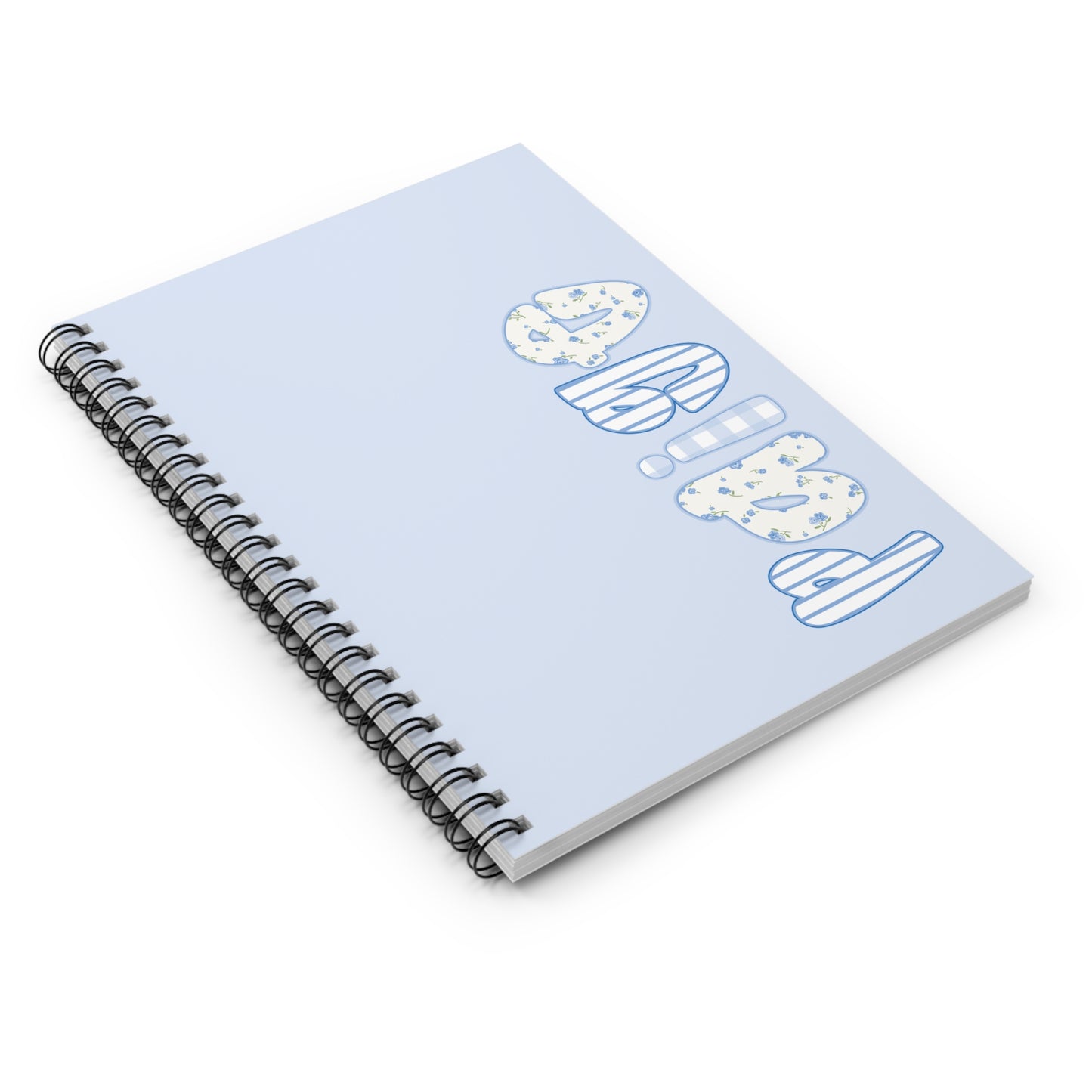 Personalized Grandmillennial Preppy Notebook