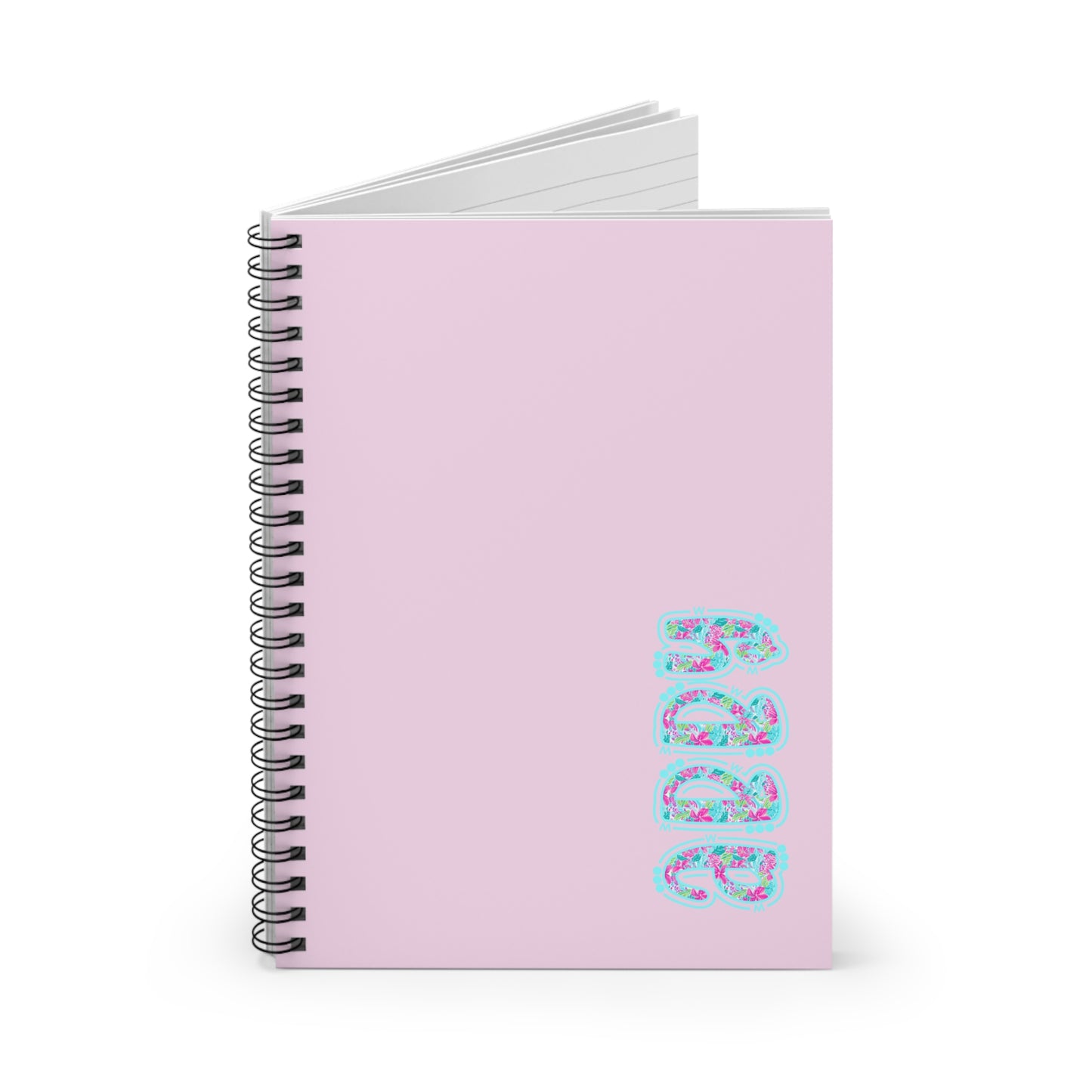 Personalized Preppy Pink Notebook