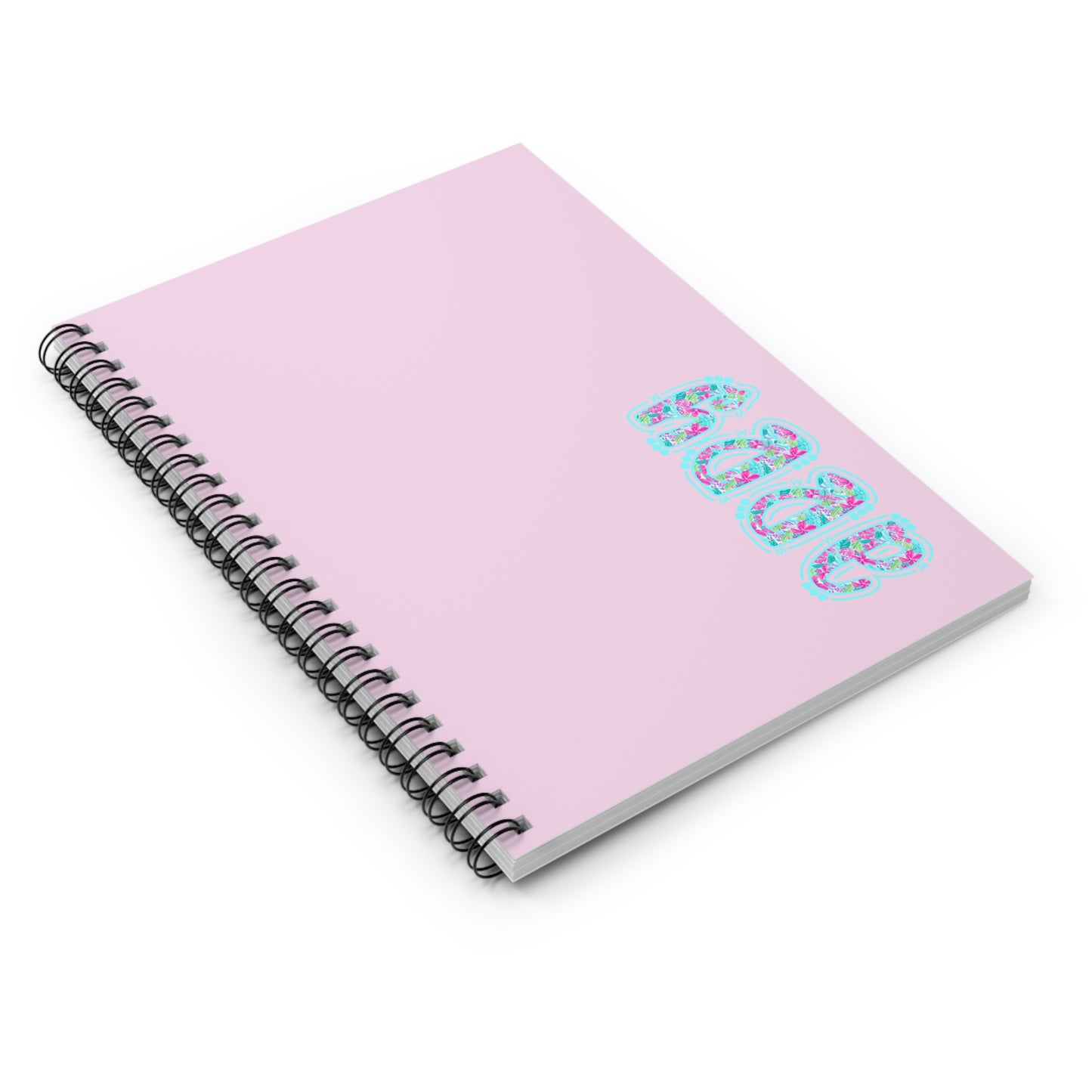 Personalized Preppy Pink Notebook