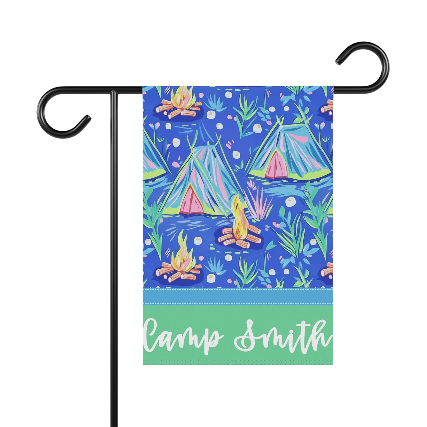 Personalized Camping Garden Flag