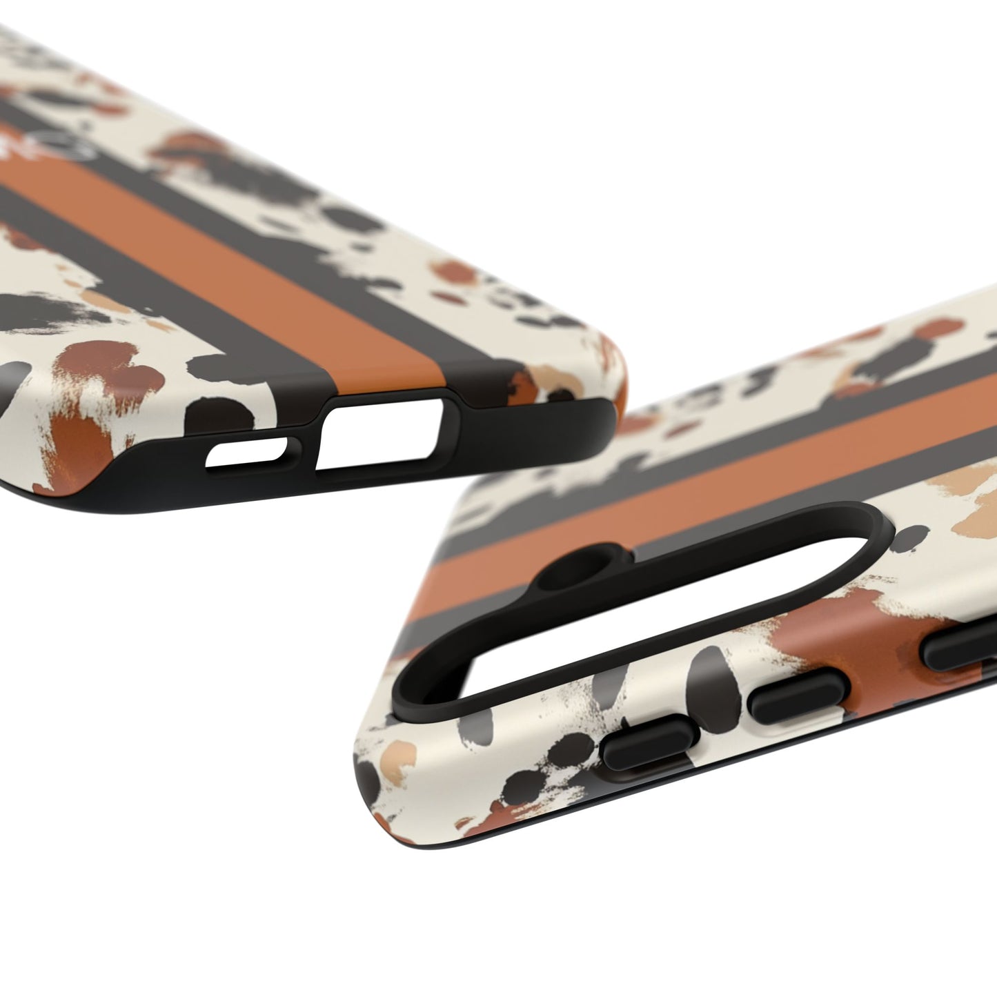 Cowhide Monogram Phone Case