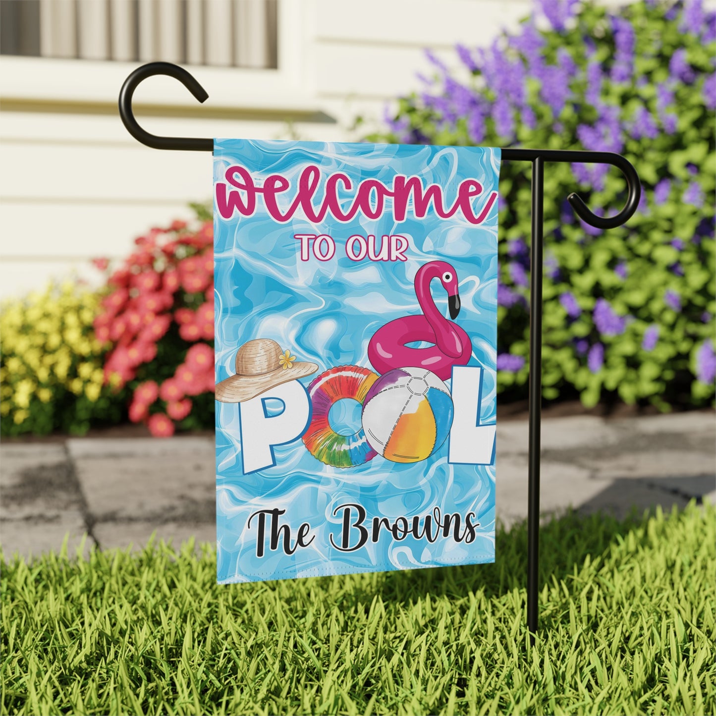 Personalized Pool Flag