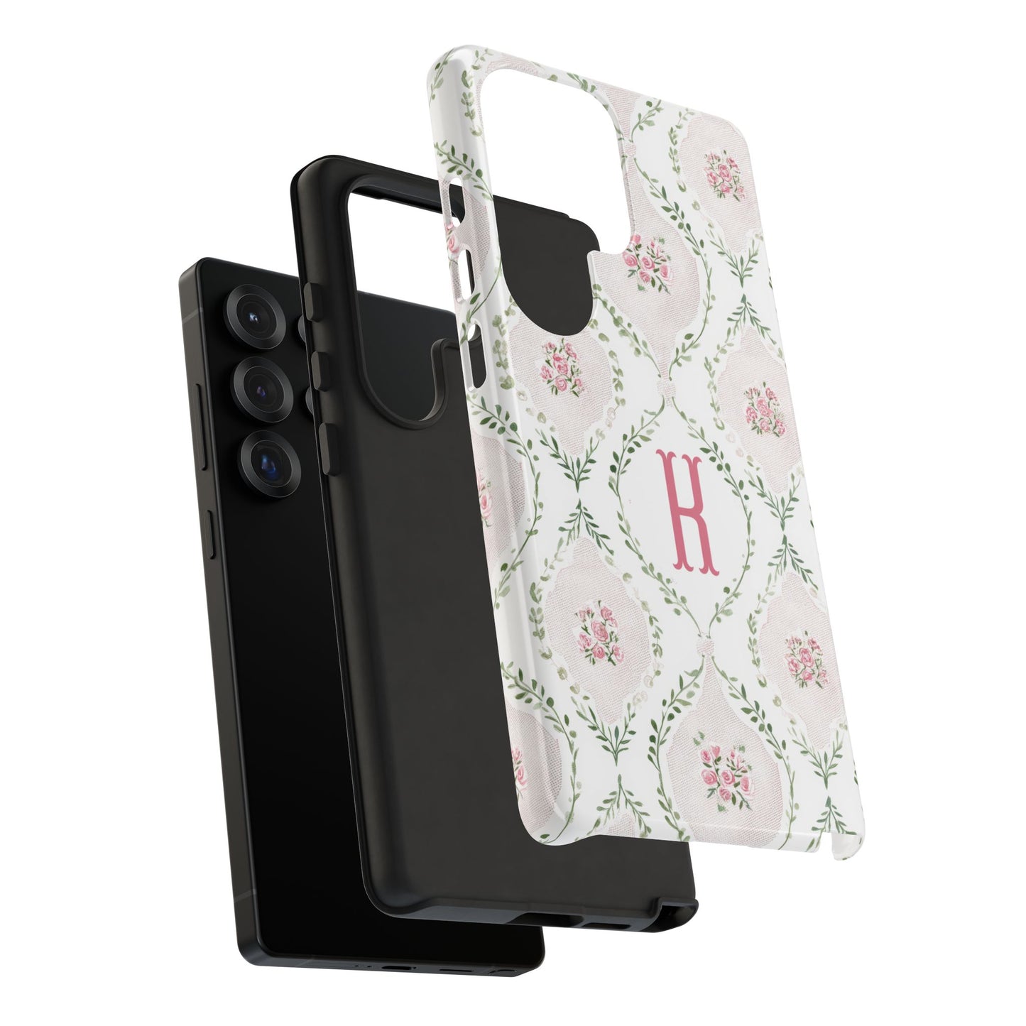 Vintage Coquette Floral Personalized Phone Case