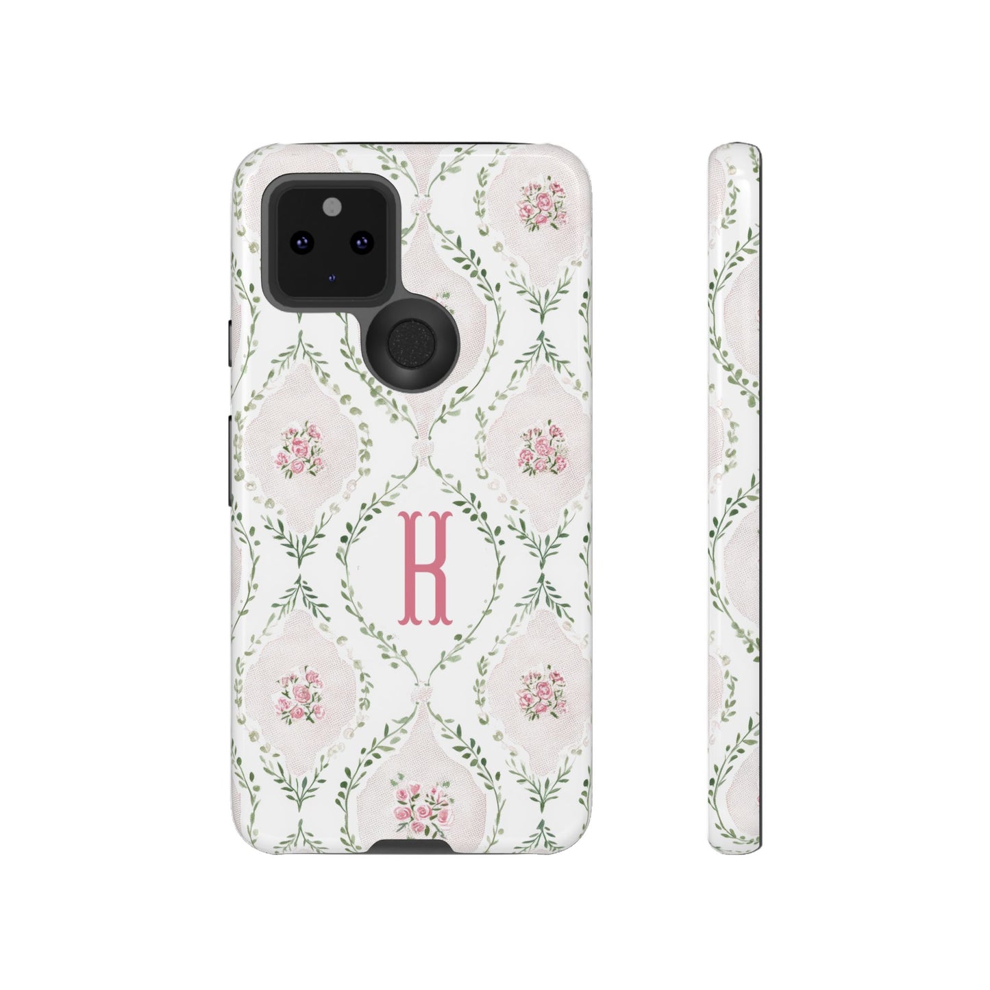 Vintage Coquette Floral Personalized Phone Case