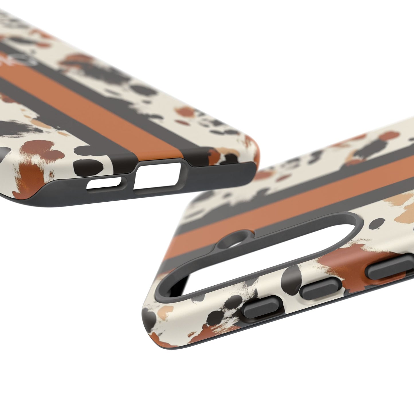 Cowhide Monogram Phone Case