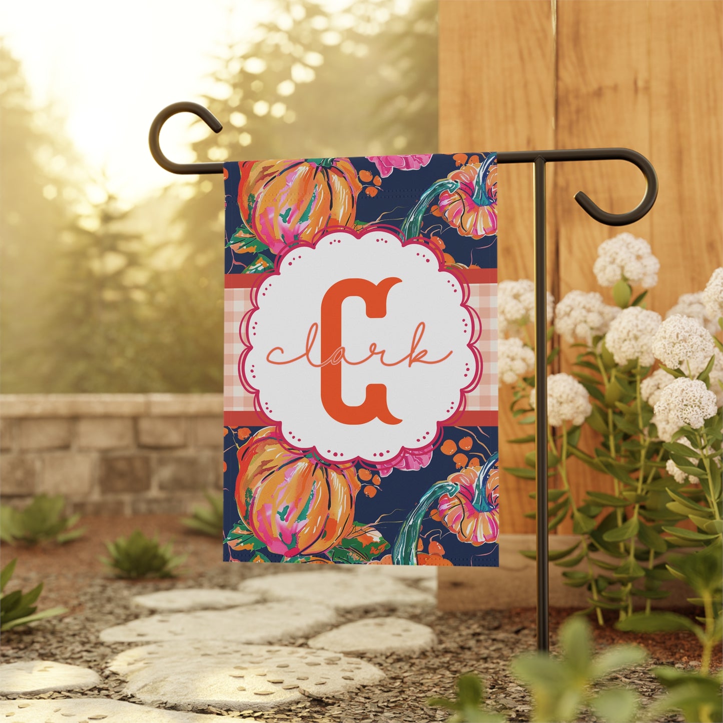Personalized Fall Garden Flag
