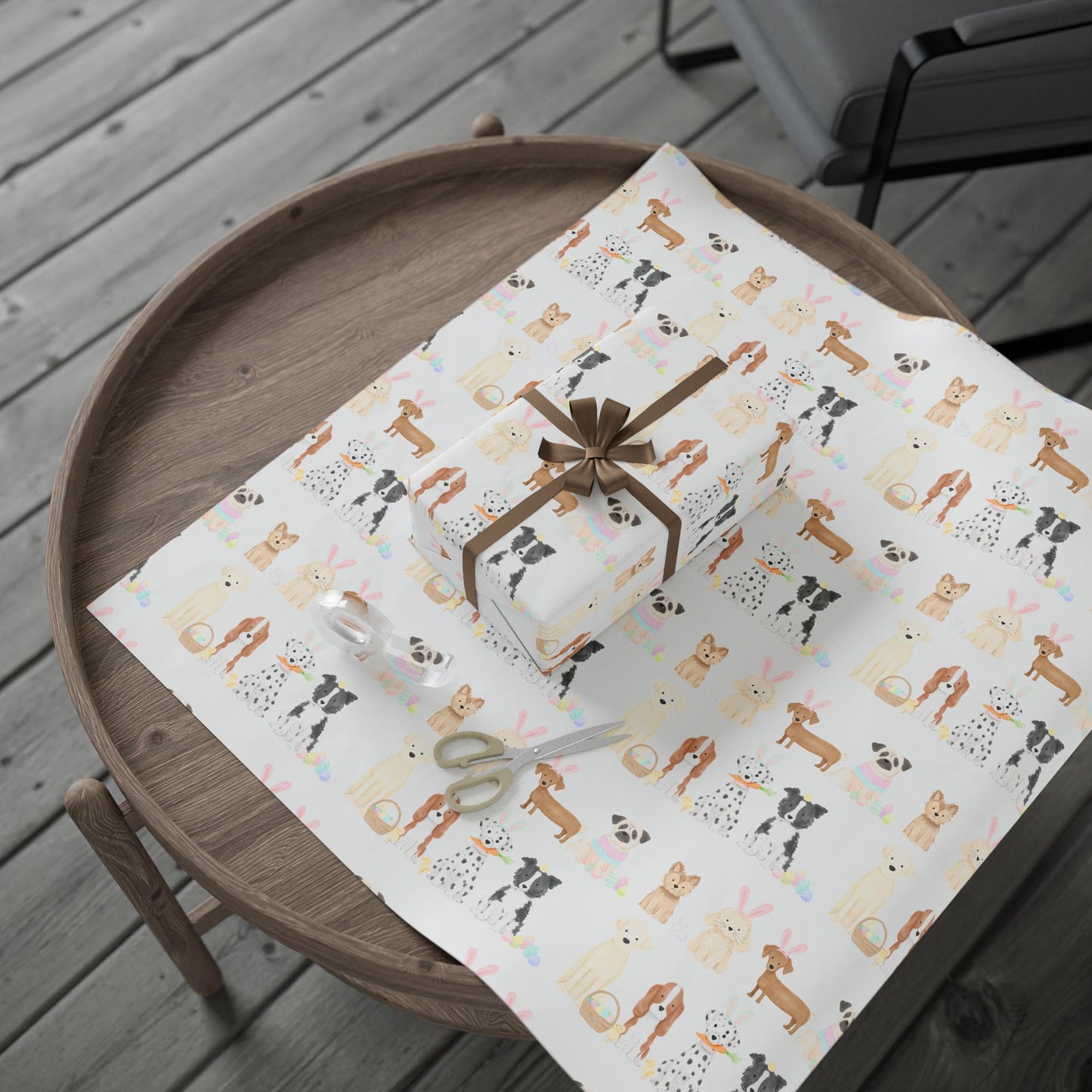 Easter Dog Wrapping Paper