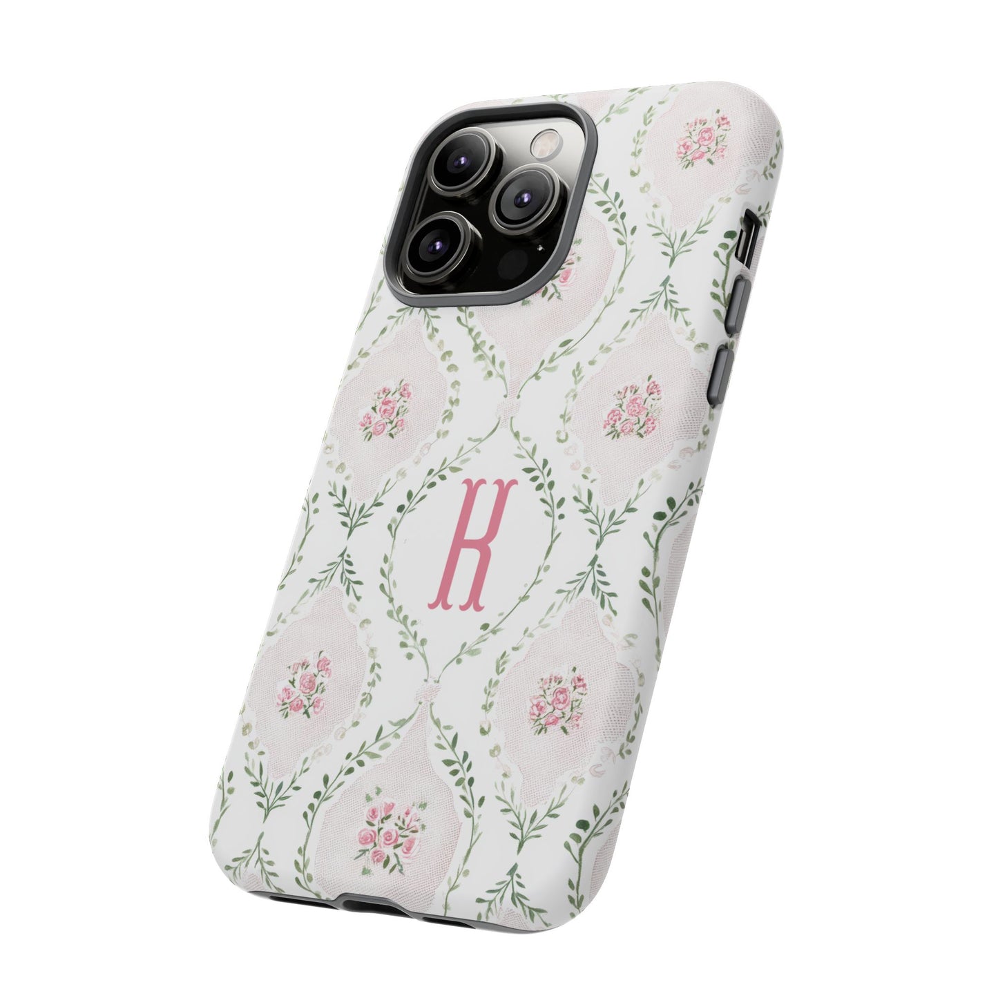 Vintage Coquette Floral Personalized Phone Case