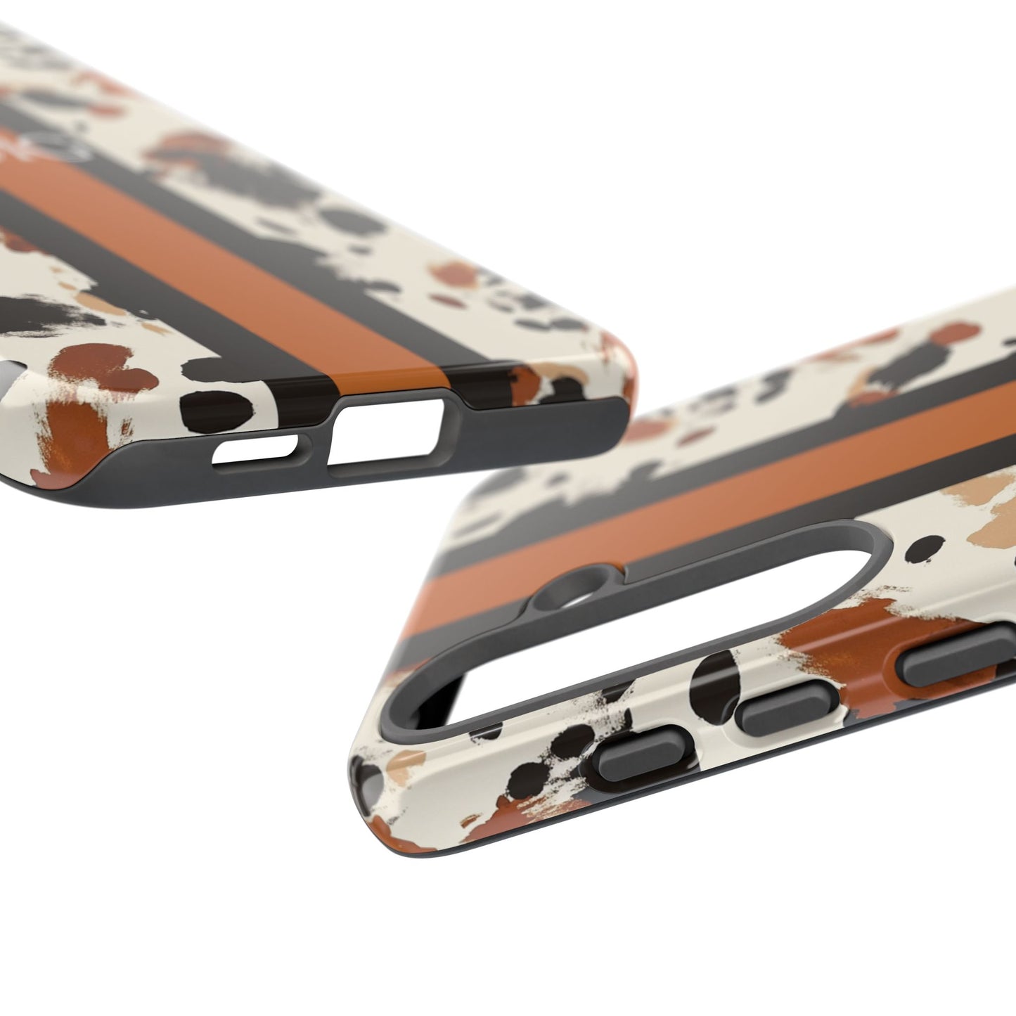 Cowhide Monogram Phone Case