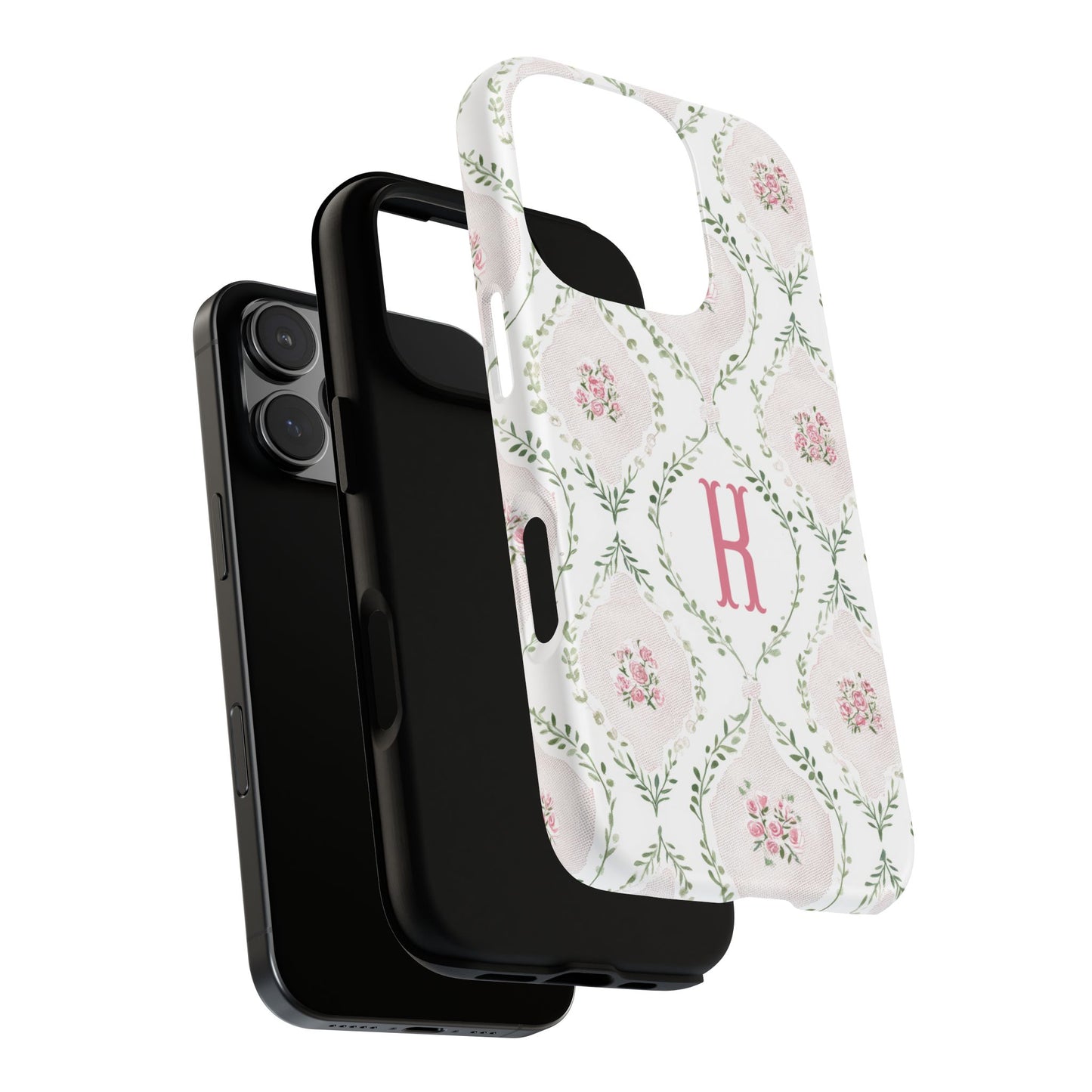 Vintage Coquette Floral Personalized Phone Case