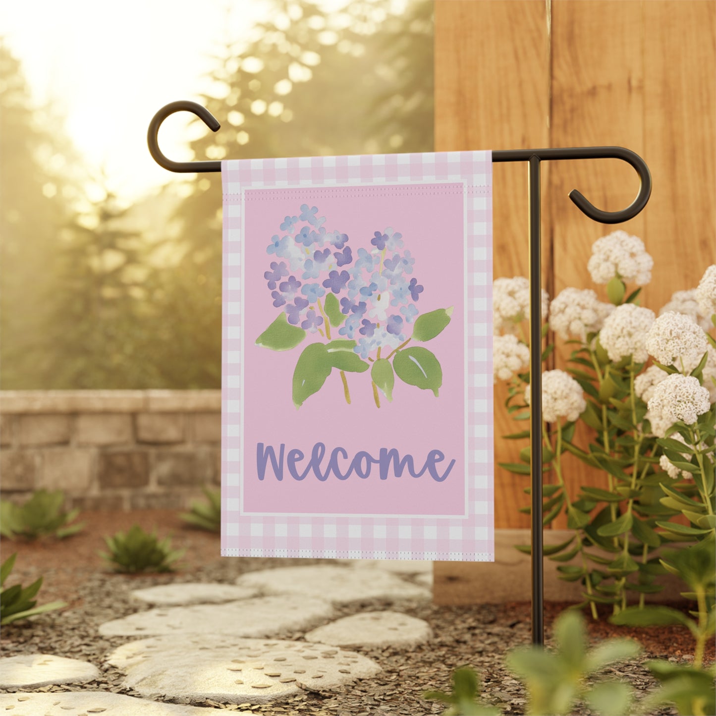 Hyacinth Welcome Spring Garden Flag