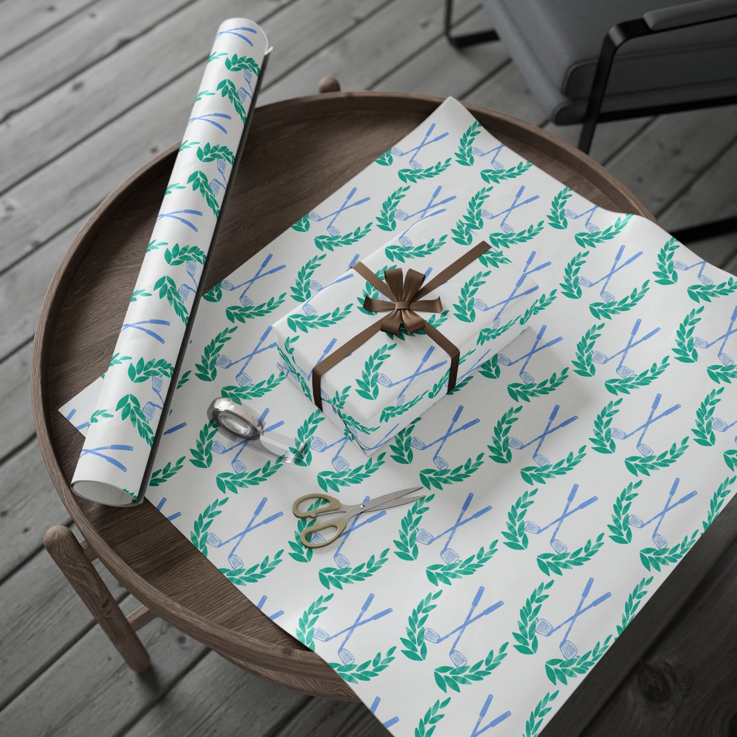 Golf Club Wrapping Paper
