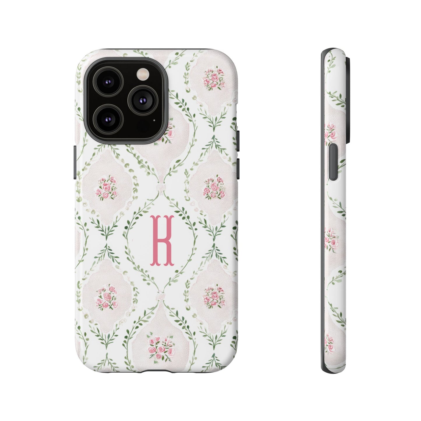 Vintage Coquette Floral Personalized Phone Case