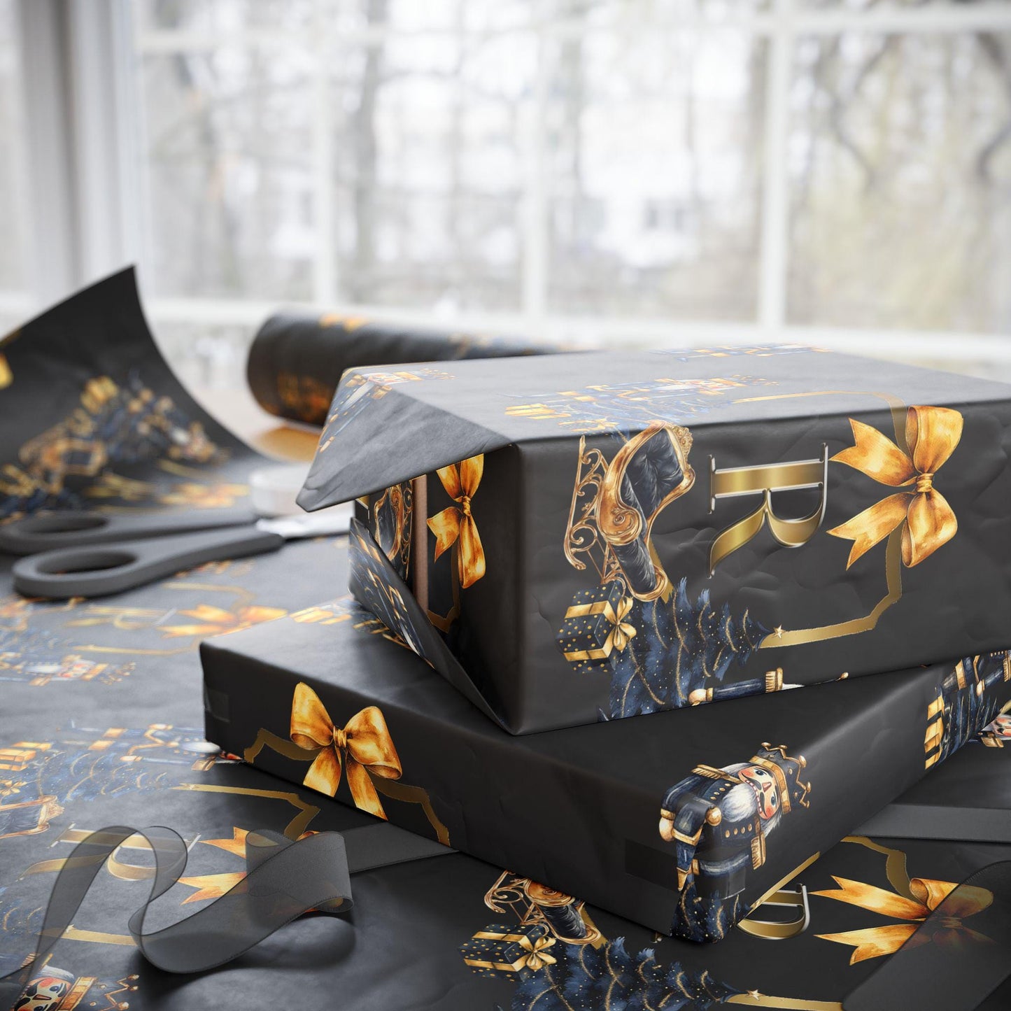 Luxury Nutcracker Personalized Wrapping Paper