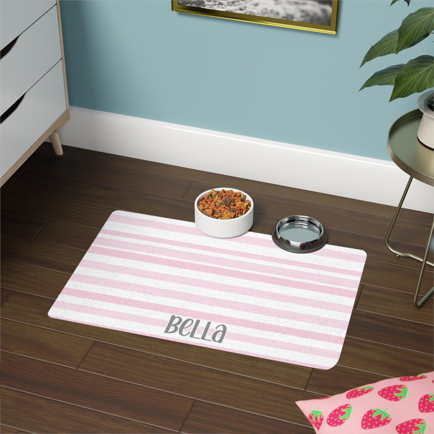 Personalized Dog Food Mat