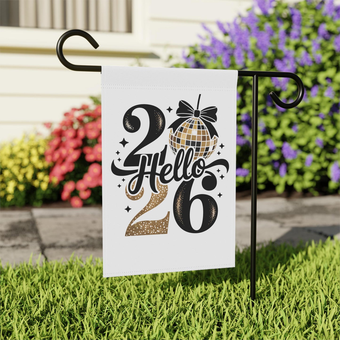 New Years Eve 2026 Garden Flag New Year's Eve Outdoor Decoration