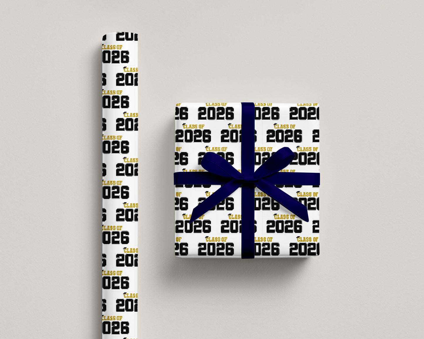 2026 Class of Graduation Wrapping Paper Roll