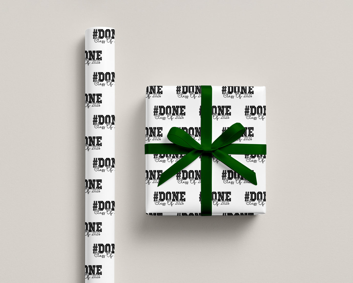 Class of 2026 Graduation #DONE Wrapping Paper