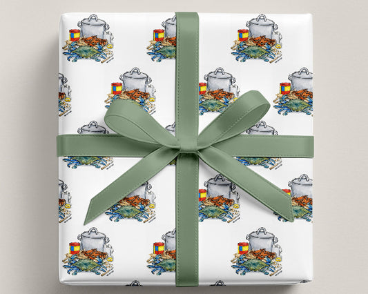 Maryland Blue Crab Gift Wrap