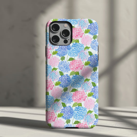 Preppy Hydrangea Phone Case