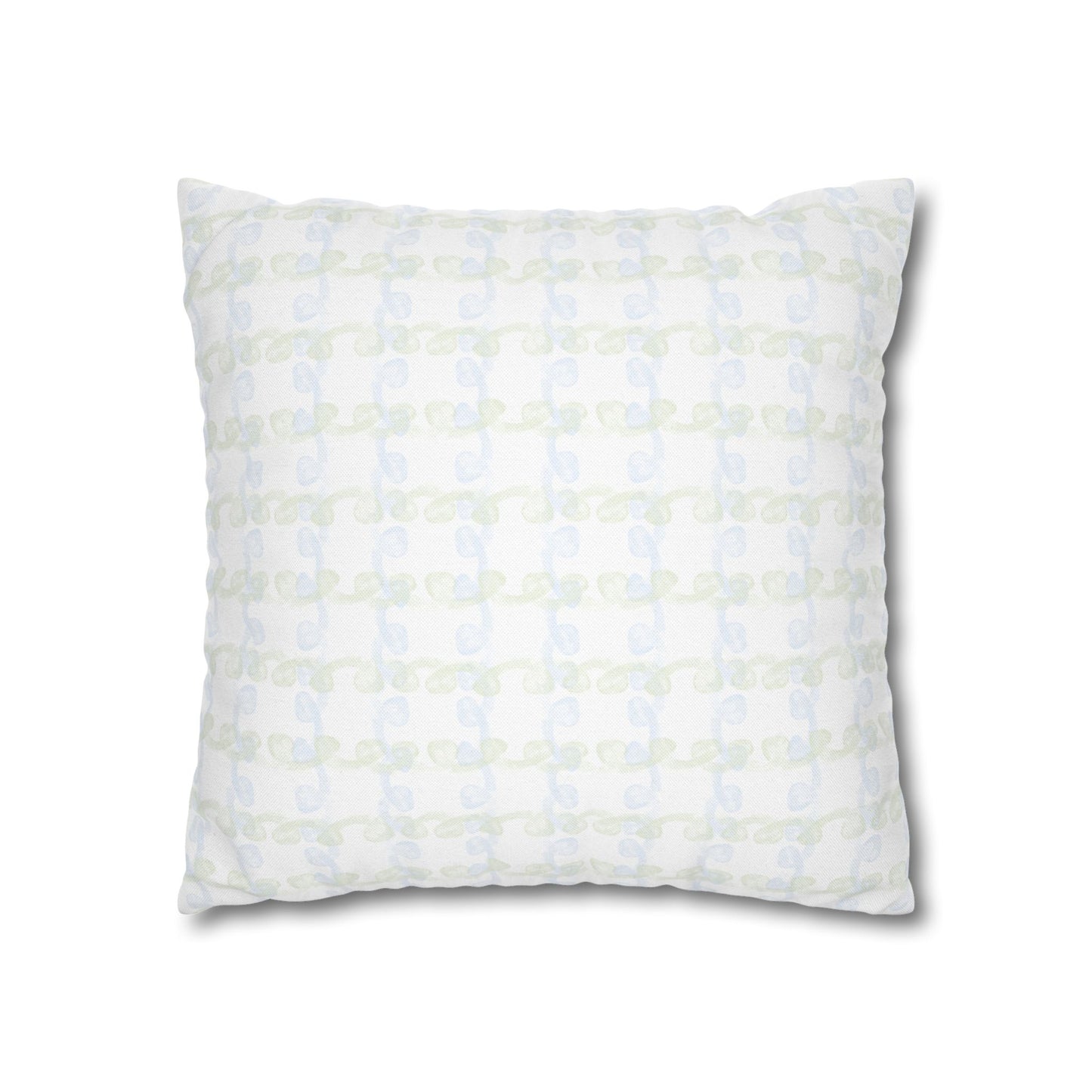 Green Script M Monogram Pillowcase