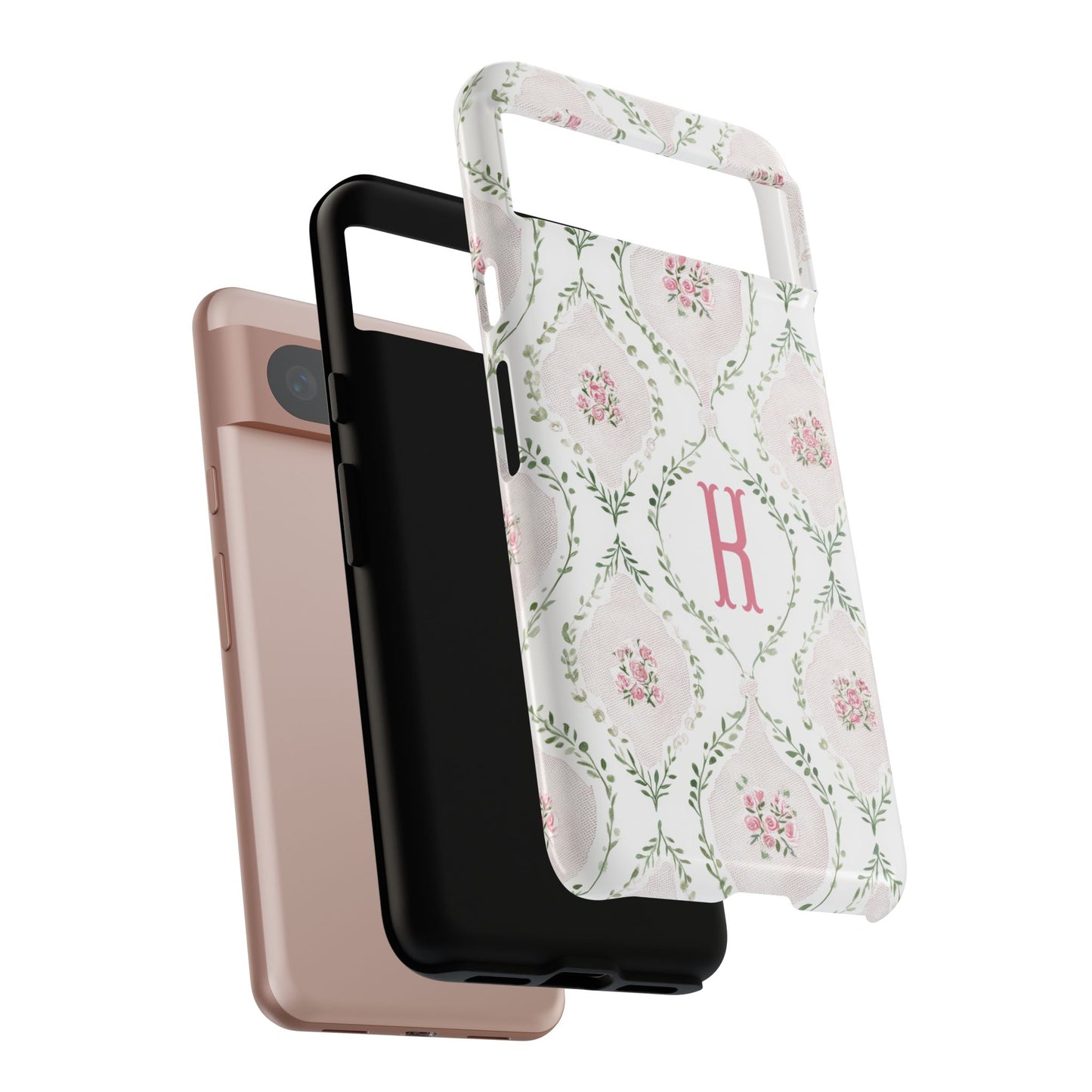 Vintage Coquette Floral Personalized Phone Case