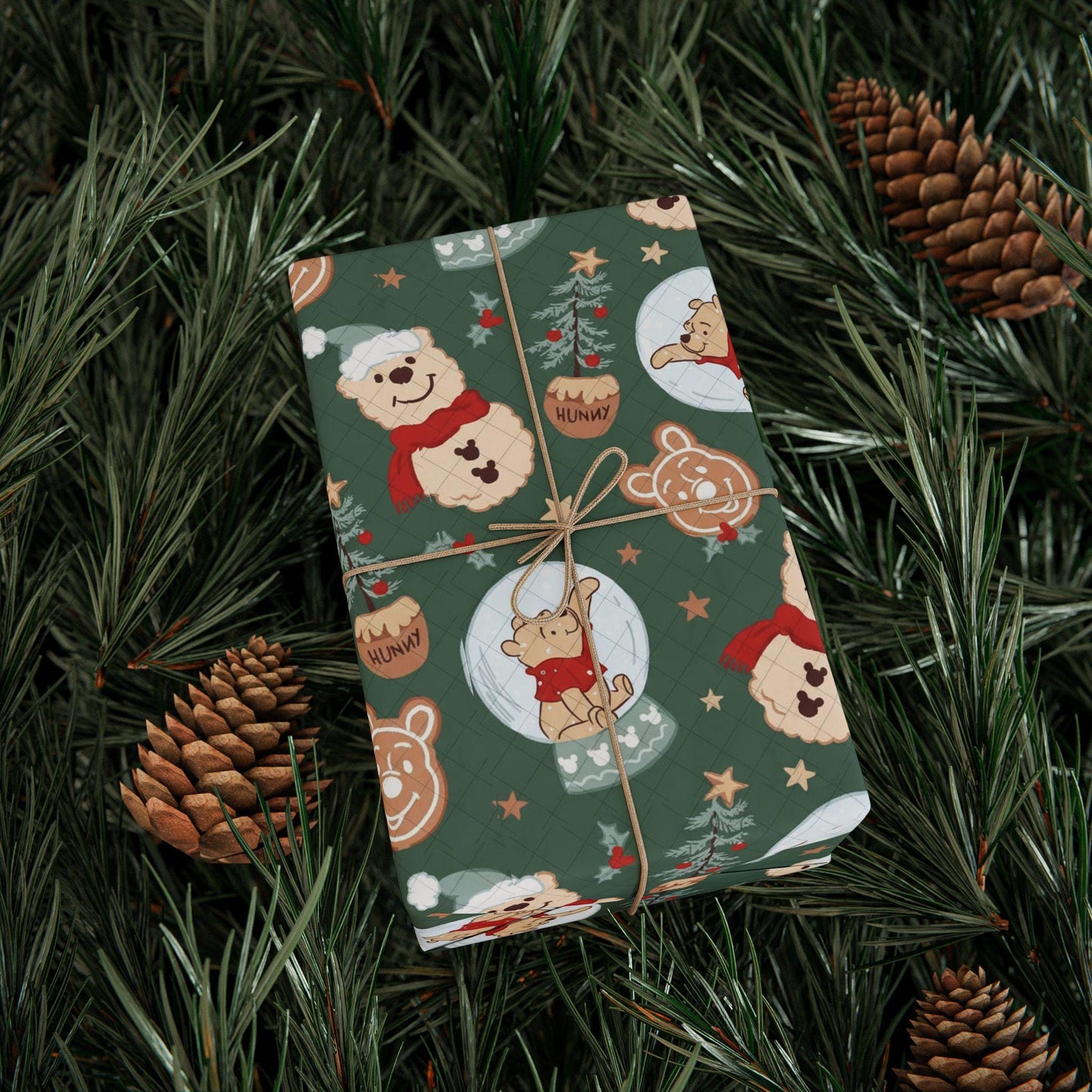 Winnie Christmas Wrapping Paper