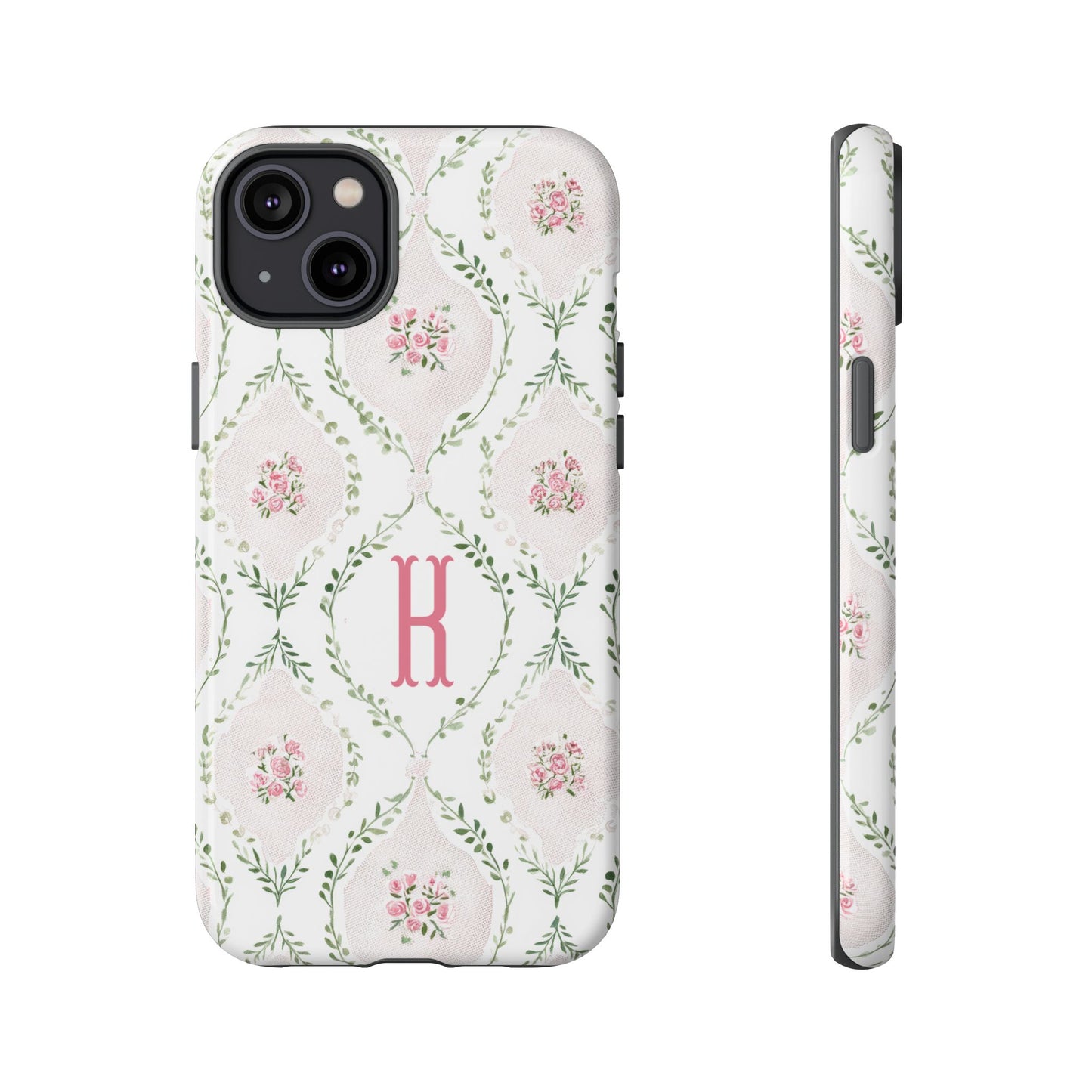 Vintage Coquette Floral Personalized Phone Case