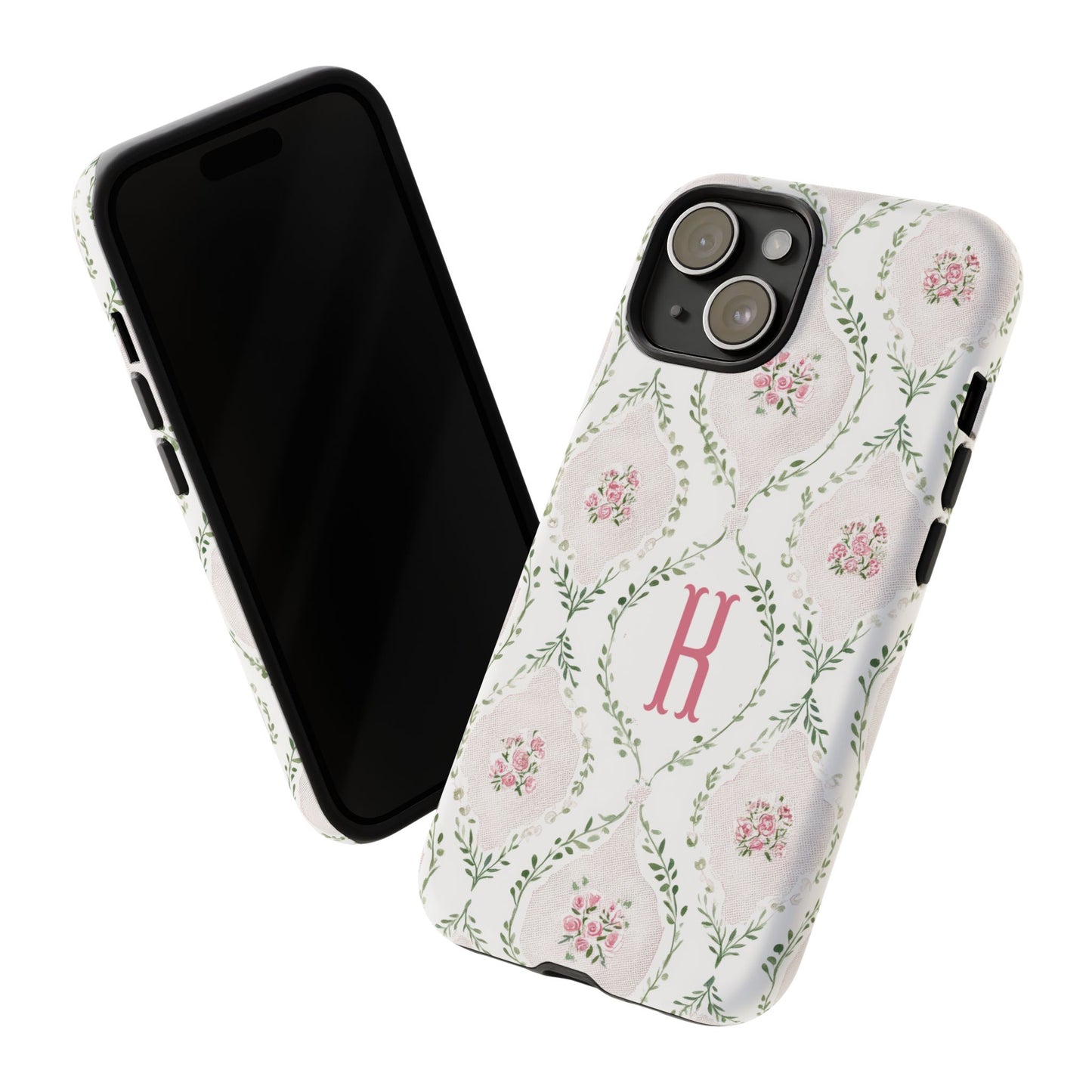 Vintage Coquette Floral Personalized Phone Case