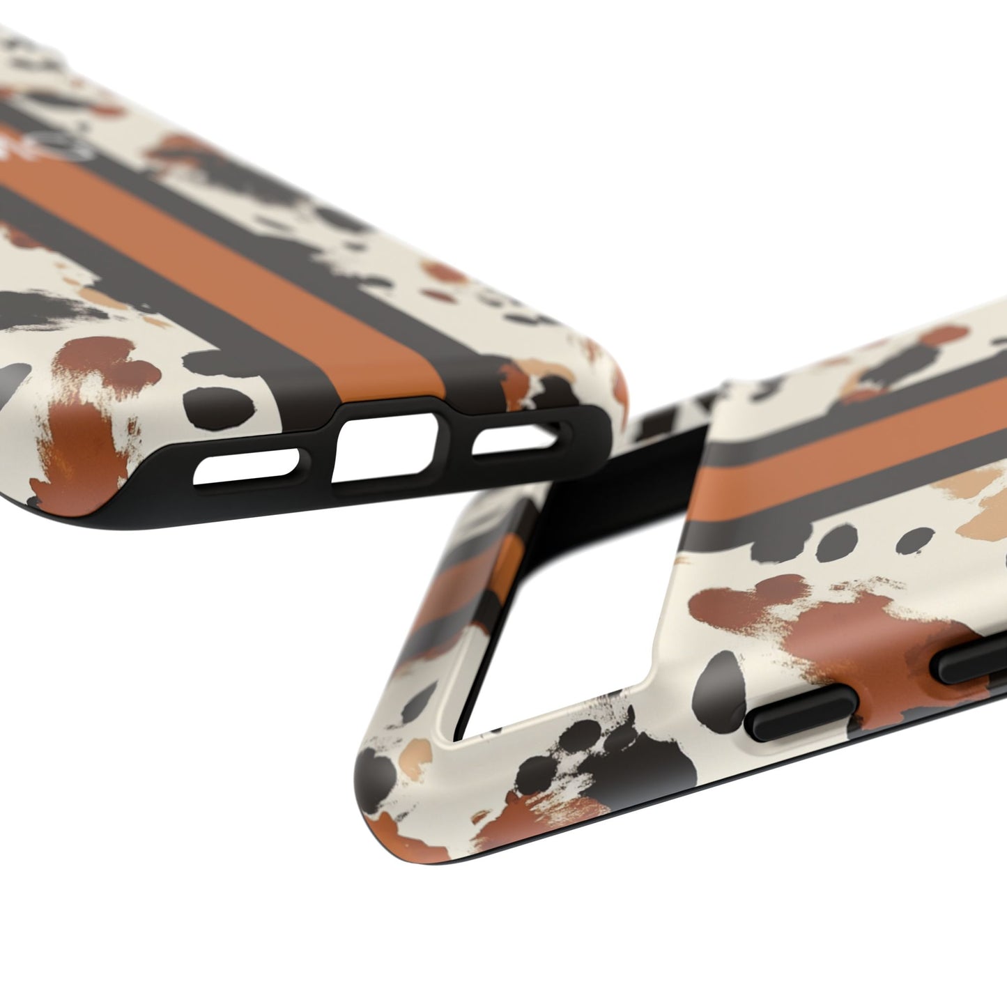 Cowhide Monogram Phone Case