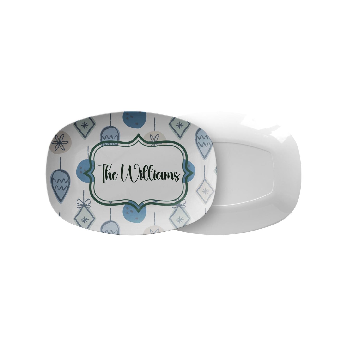 Personalized Christmas Ornament Platter