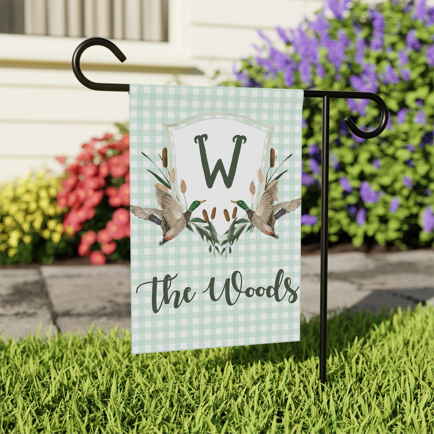 Personalized Duck Hunting Garden Flag