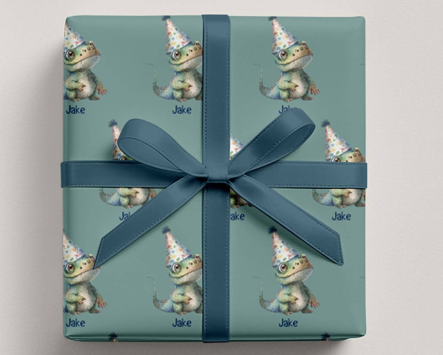 Custom Dinosaur Wrapping Paper