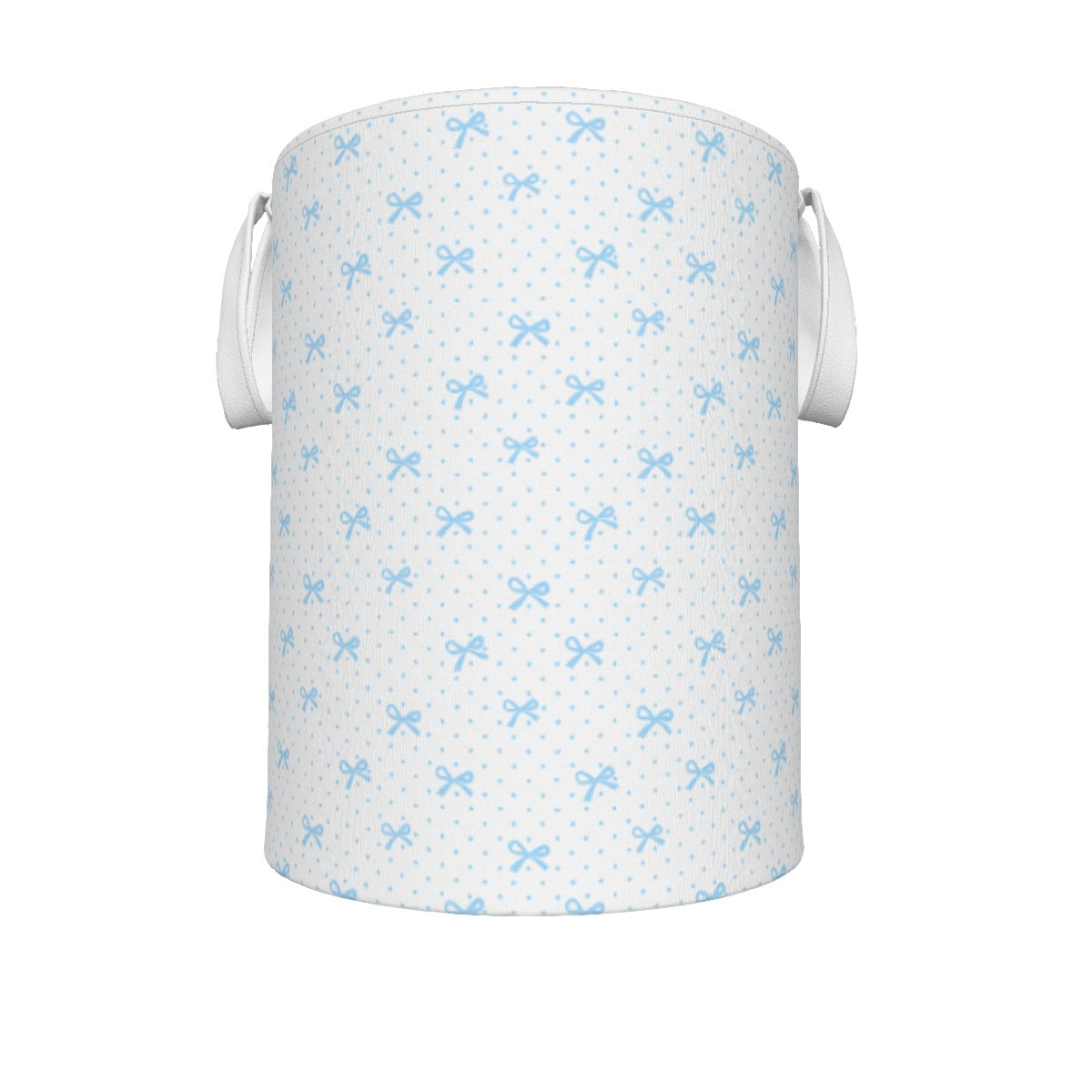 Coquette Blue Bow All-Over Print Foldable Laundry Basket