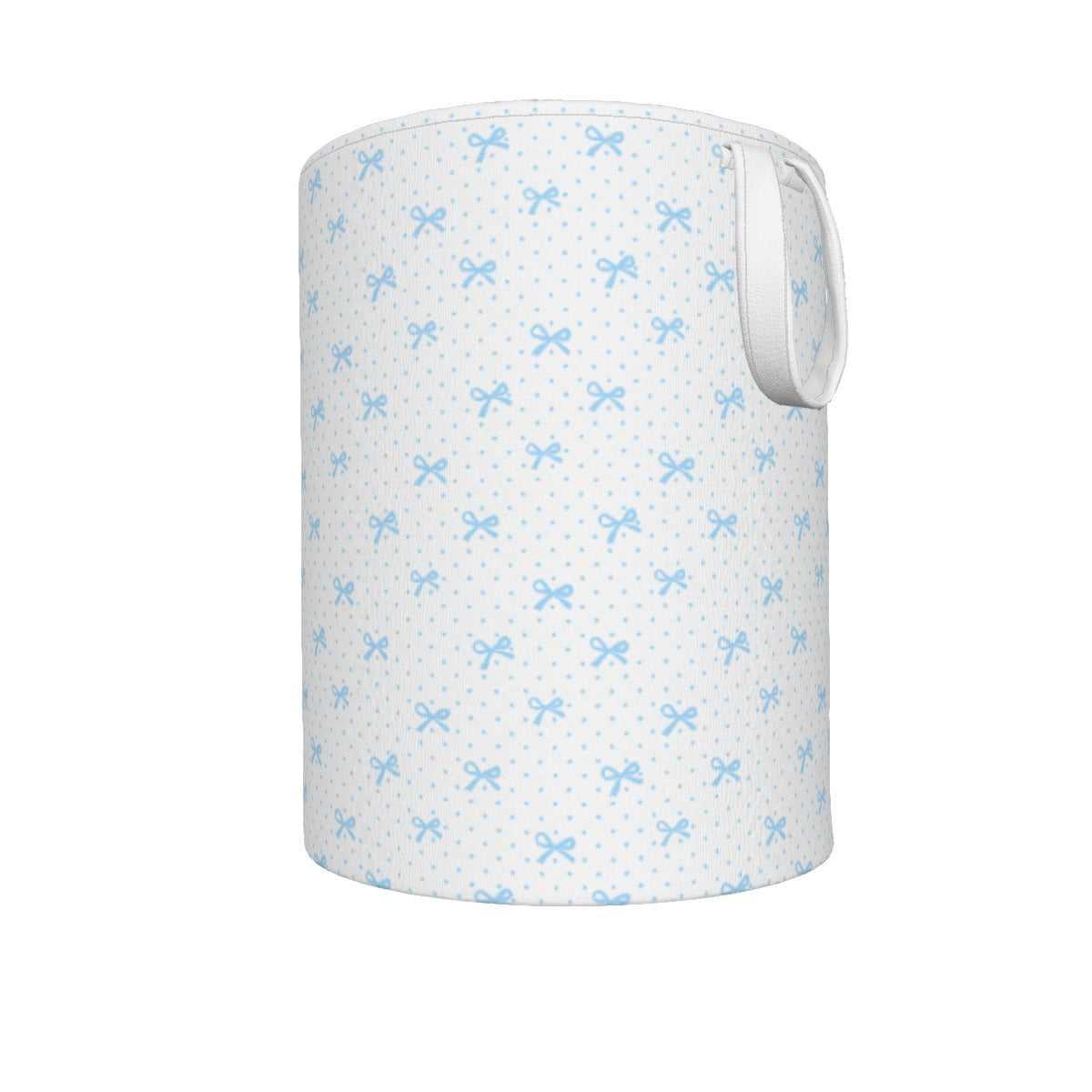 Coquette Blue Bow All-Over Print Foldable Laundry Basket
