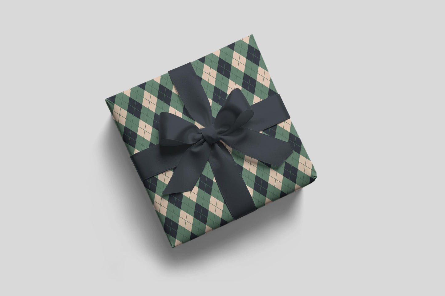 Argyle Plaid Gift Wrap Wrapping Paper