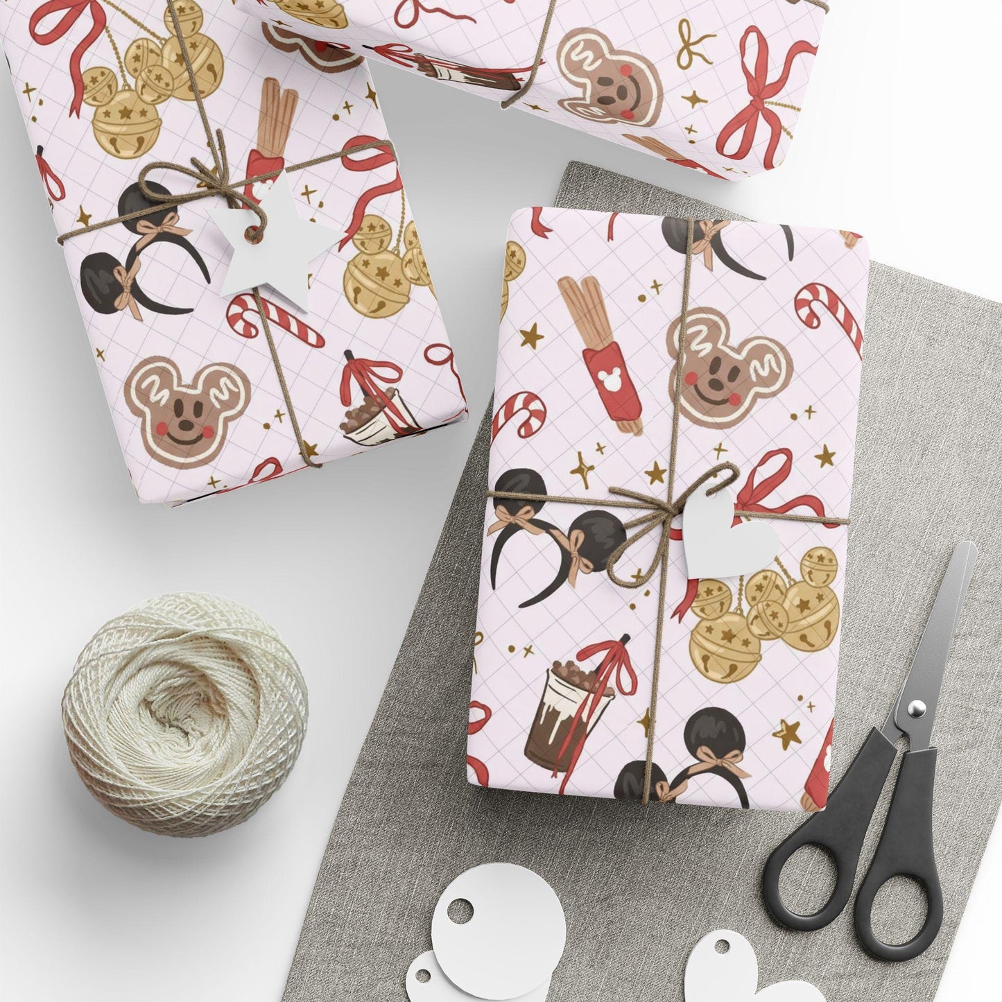 Gingerbread Ears Christmas Gift Wrap