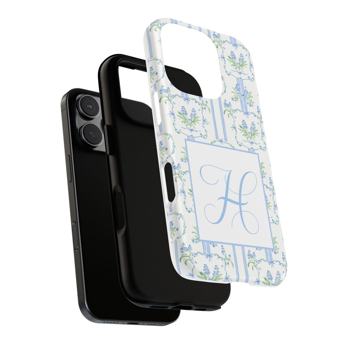 Personalized Hyacinth Floral Monogram Phone Case