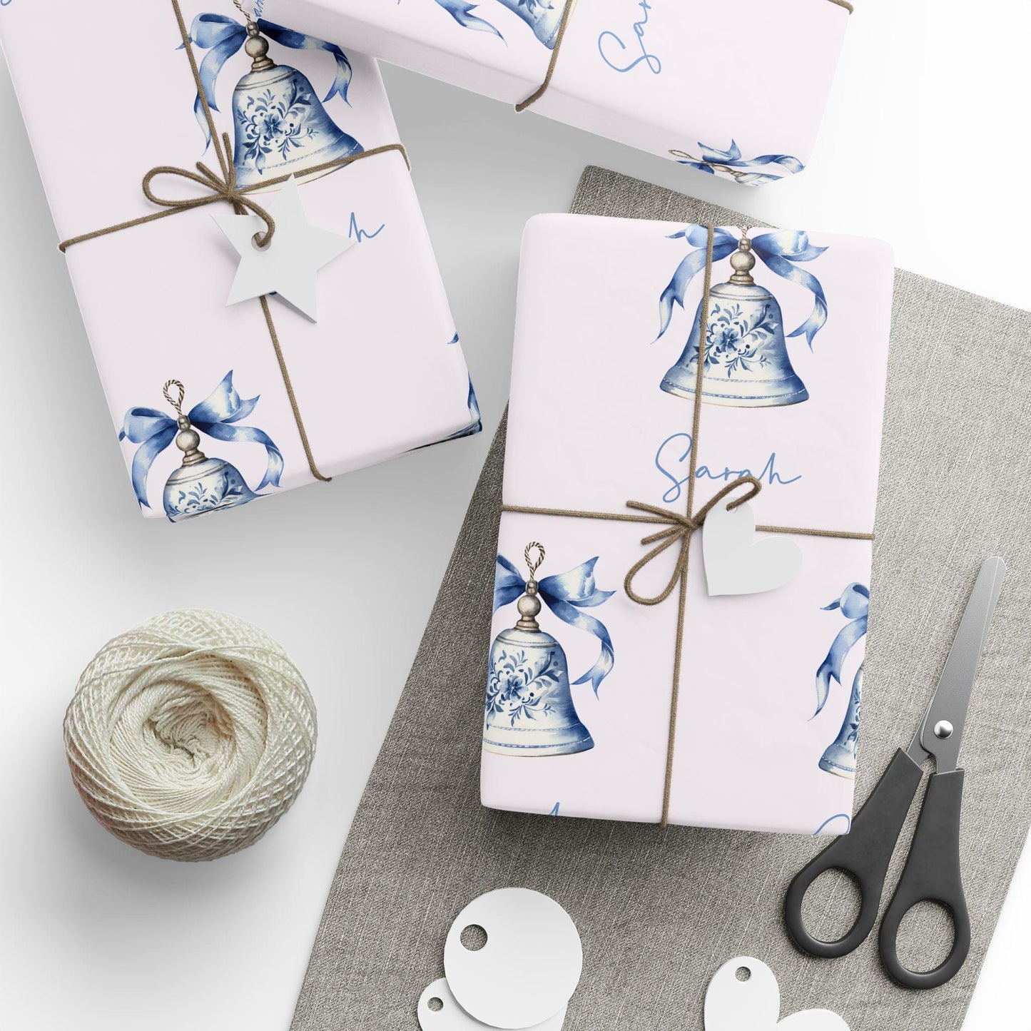 Personalized Chinoiserie Christmas Wrapping Paper