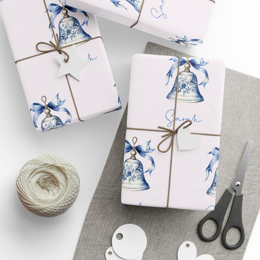 Personalized Chinoiserie Christmas Wrapping Paper