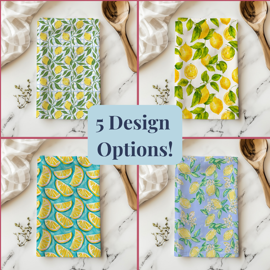 Lemons Tea Towel