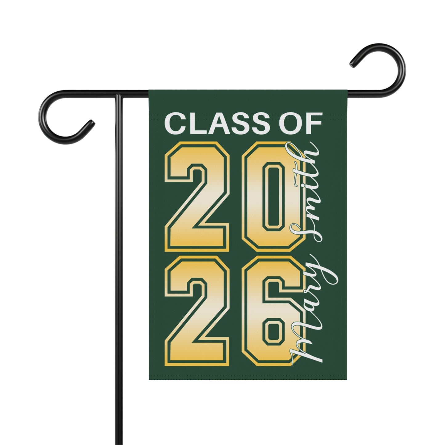Class of 2026 Graduation Personalized Garden Flag